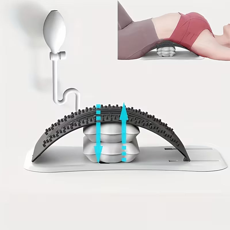 Back Stretcher - Multi-Level Lumbar Stretching Device for Lower Back Pain Relief