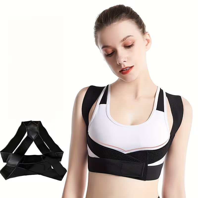 Posture Corrector for Women - Adjustable Upper Back Support Brace