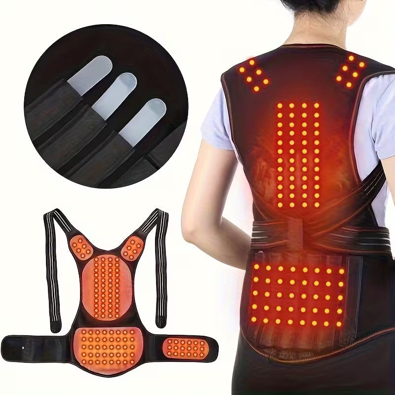 Magnetic Posture Corrector - Upper Back Support Brace with Magnetic Therapy