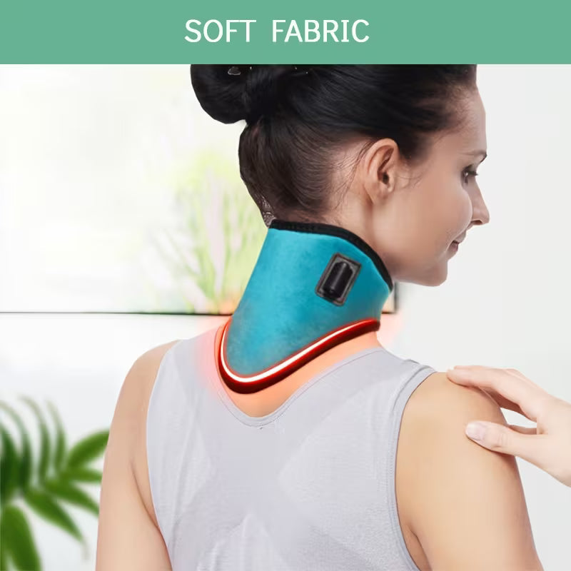 Heated Neck Wrap - Heating Pad Neck Warmer for Neck & Shoulder Pain Relief