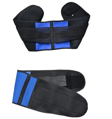 Lumbar Support Belt for Lower Back Pain - Double Pull Adjustable Back Brace for Men & Women